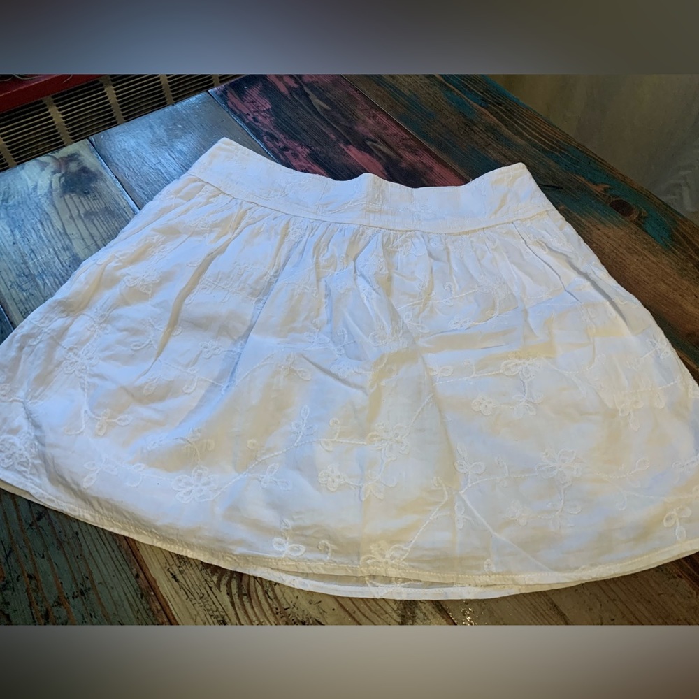 Embroidered Cotton Skirt